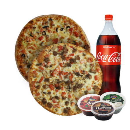 2'li Büyük Pizza Menü