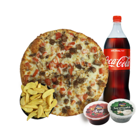 Orta Pizza 3'lü Menü